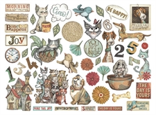 Stamperia Chipboard Die Cuts - Furry Friends